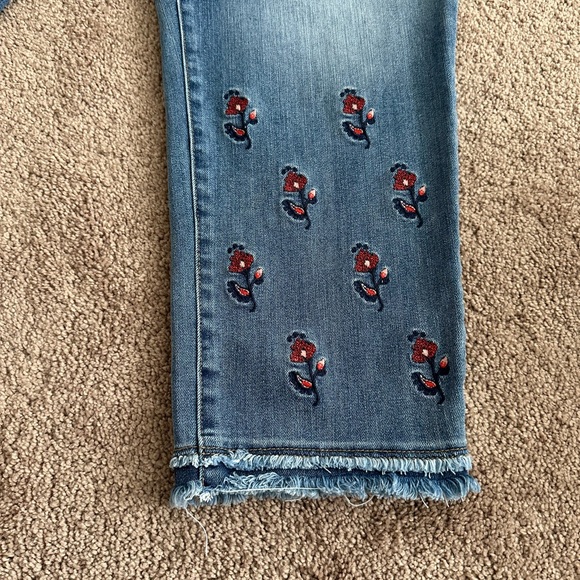 Democracy Flex-ellent Embroidered Women's Jeans- Size 14 - Picture 2 of 6